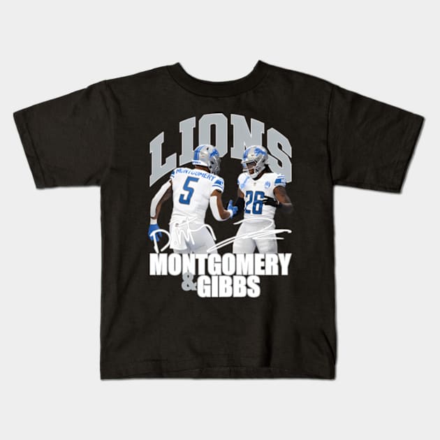 Montgomerygibbs Kids T-Shirt by binchudala